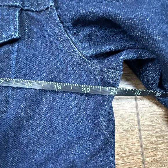 Levi's Trucker Jean Jacket Men's Size Medium Dark Wash Button Front - Picture 3 of 12